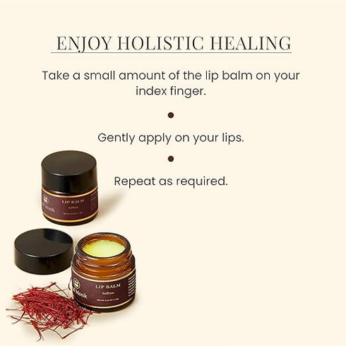 Leaf Monk Saffron Lip Balm